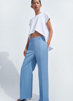 Класичні широкі брюки zara