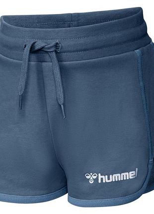 Шорты двунитка для девочки hummel lidl 215916 140 см (9-10 years) темно-синий