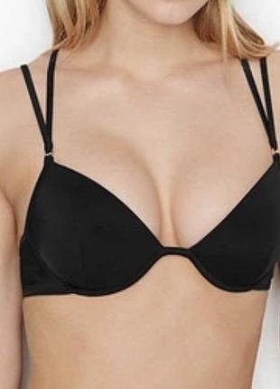 Новий верх від купальника victoria's secret, чорний, розмір 34b (75b)