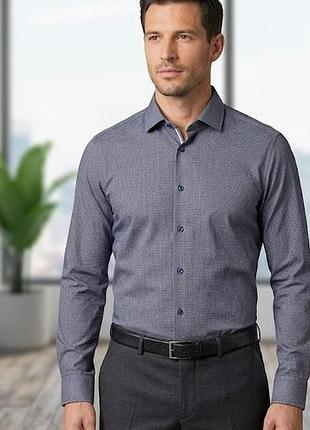 Сорочка\рубашка strellson slim fit 11 santos shirt