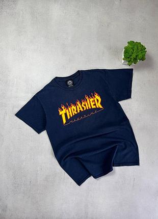 Футболка чоловіча thrasher big logo оригінал y2k skate sk8