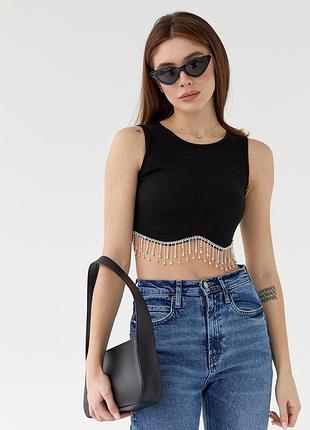 Топ zara зі стразами