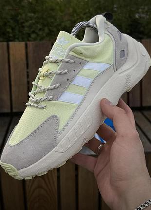 Летние мужские кроссовки adidas zx22 boost адидас из текстиля светлые легкие и стильные