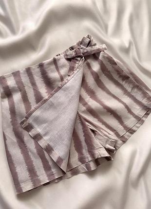 Шорти-спідниця з бавовни  h&m