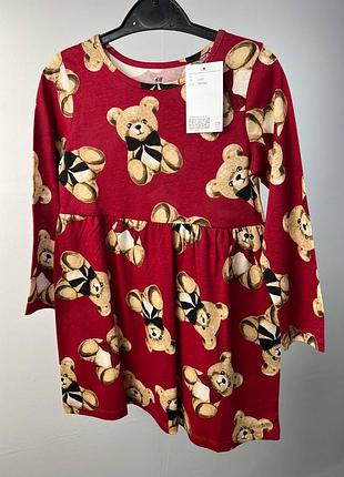 Дитяче плаття з довгим рукавом h&m 2-4 роки 98/104 см