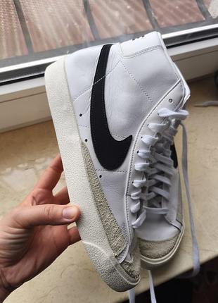 Шкіряні кросівки nike blazer