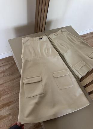 Сукня zara xs, в ідеальному стані, колір молочний