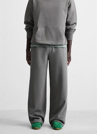 Широкі чоловічі джогери zara relaxed fit sweatpants
