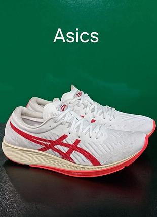 Беговые женские кроссовки asics metaracer white оригинал