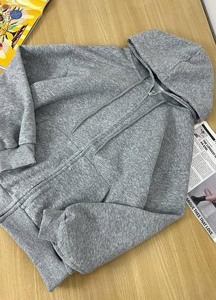 Базові зіп худі  зі шнурками  💓 оверсайз подовжені  👌 кофта на блискавці, толстовка