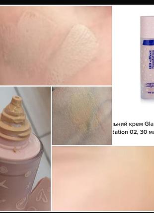 Glambee hd effect foundation матувальний тональний крем