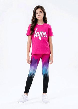 Спортивный костюм для девушки лосины и футболка hype 152-158 см (13y)