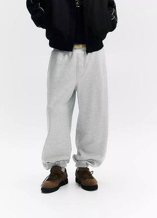 Широкі чоловічі штани pull&bear relaxed fit sweatpants