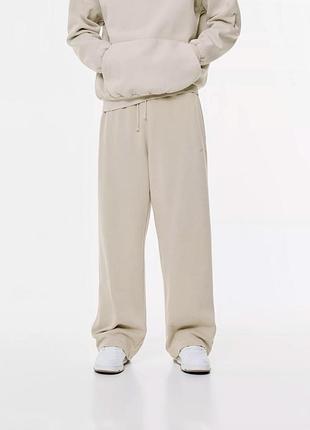 Широкі чоловічі штани pull&bear skater fit sweatpants