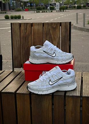 Кроссовки мужские светлые легкие удобные nike p-6000