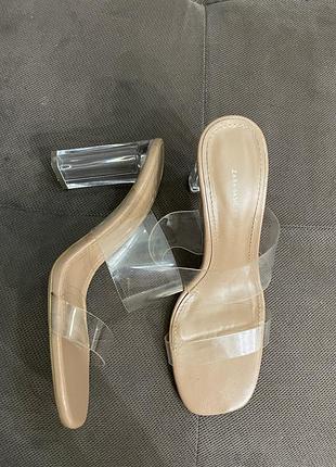 Босоніжки шльопанці zara, 38 розмір