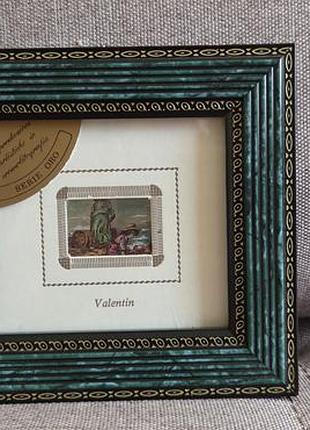 Вінтажна італійська картина "valentin" (serie oro)