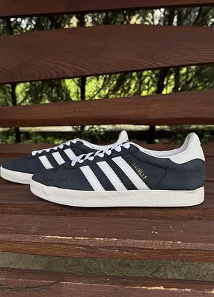 Кеди adidas gazelle оригінал темно-сині, кросівки адідас газелі 42 розмір кроссовки