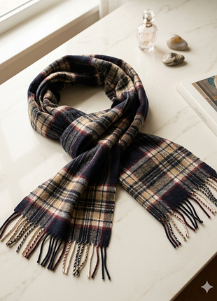 Шерстяной шарф lochcarron (шотландия) 🧣
