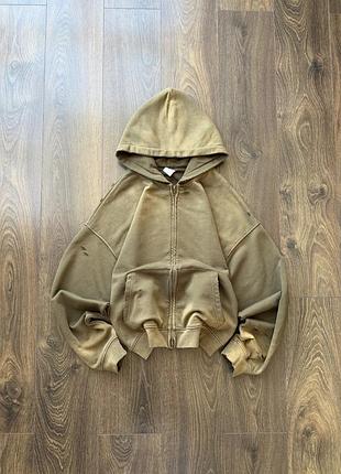 Зіп худі boxy fit oversize distrissed рване оверсайз широке washed vintage y2k sk8 l