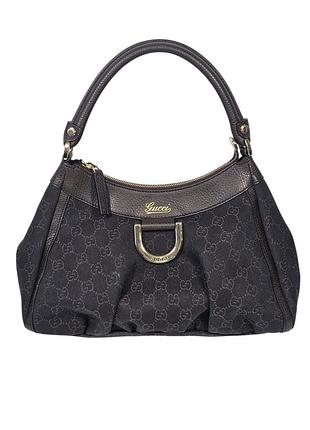 Винтажная сумка-хобо gucci abbey d-ring small hobo bag
