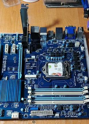 Материнська плата gigabyte ga-z77-d3h (s1155, z77) +контроллер pci-e x1 4xsata3 6g) (читать объявление)