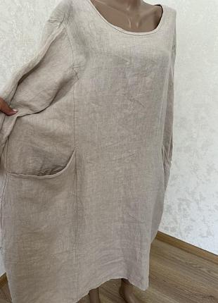 Шикарна лляна сукня бохо італія