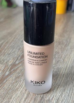 Kiko milano unlimited foundation оригінал, повна