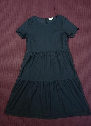 Плаття міді темносинє robe legere vera mont m