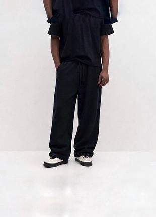 Широкі чоловічі штани pull&bear baggy fit sweatpants