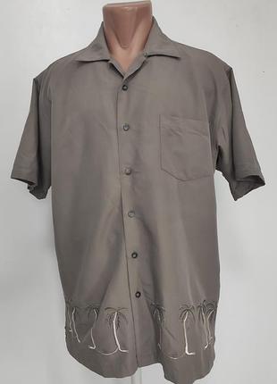Пляжна сорочка пальми l/xl