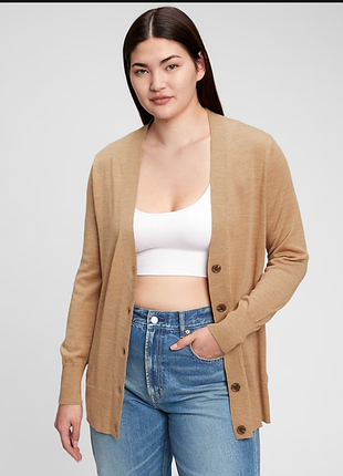 Кардиган gap 100% мериносова шерсть xs-s