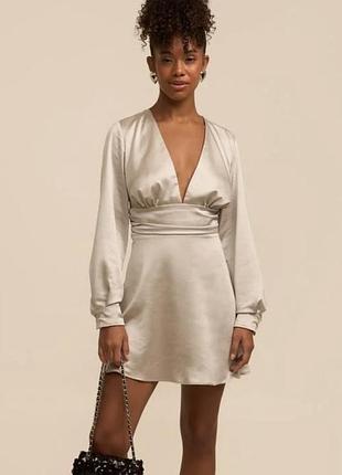 Плаття zara , сатинове плаття
