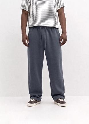 Широкі чоловічі штани pull&bear baggy fit sweatpants