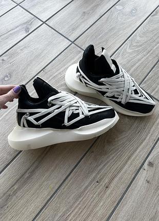 Шкіряні кеди кросівки унісекс rick owens