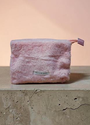 Косметичка monica cherry pink набір з аксесуарами