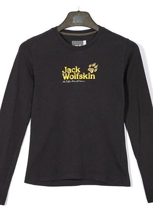 Тонкий трикотажный лонгслив jack wolfskin размер xs-s