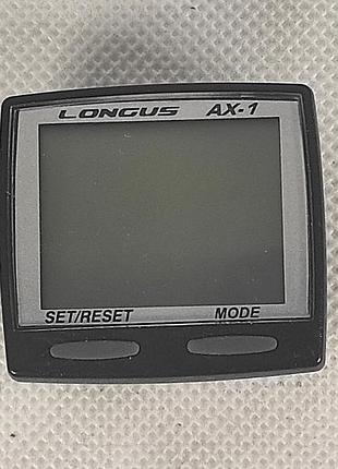 Велокомпьютер longus ax-1 8 ф-ций черный special edition