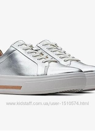 Р.40 clarks женские кожаные кроссовки оригинал