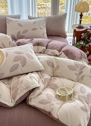 Постельное белье полуторное из муслина colorful home ptint 1 21294 150х210 см