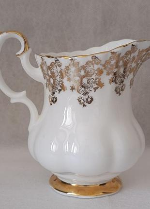 Royal albert вінтажний порцеляновий кувшинчик для вершків, кістяний фарфор, зроблено в англії