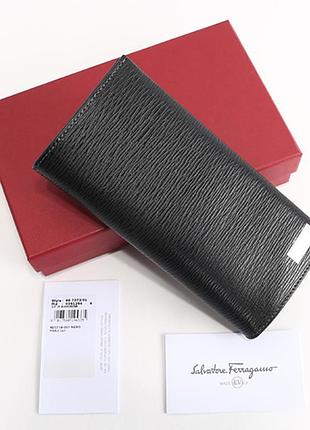 Элитное портмоне, длинный кошелек salvatore ferragamo, италия, оригинал
