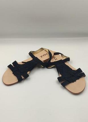 👡 max boho fringe flat sandals — оригінальні чорні сандалі з бахромою 39 розмір