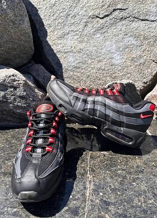 Чоловічі кросівки nike air max 95 (black/red)