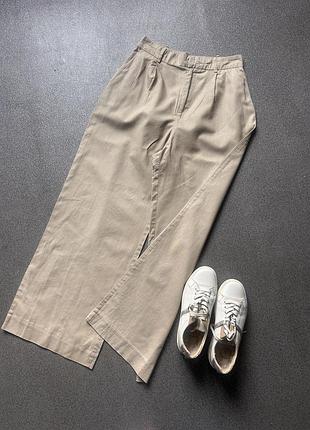 Льняные широкие женские брюки zara p.s