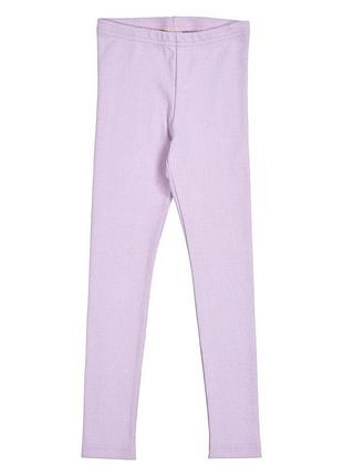 Дитячі легінси для дівчинки green cotton 122 см бузкові (25111288)