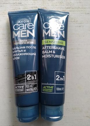 Бальзам після гоління та зволожувальний крем «м'який догляд», 100 мл avon
