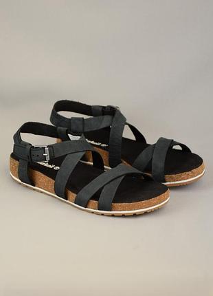 Timberland malibu waves сандалі босоніжки жіночі шкіряні чорні з ремінцями літнє взуття оригінал 40-41 р/26.5 см teva birkenstock ecco clarks