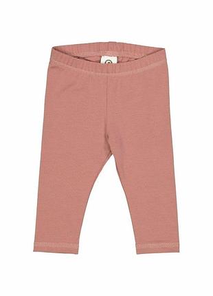 Дитячі легінси для дівчинки green cotton 74 см пудрові (251112115)