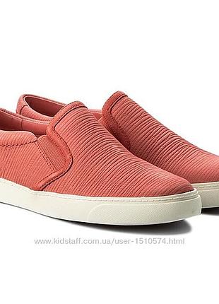 Р.39.5,40 clarks нубуковые слипоны оригинал
